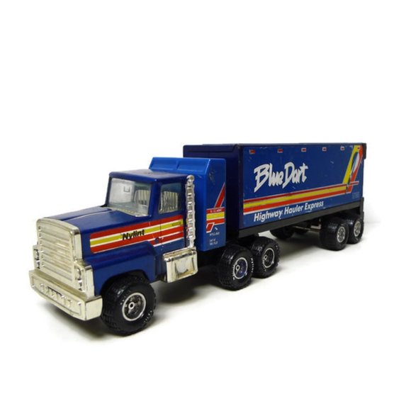 70s NylintBlue Dart Highway Hauler Express toy